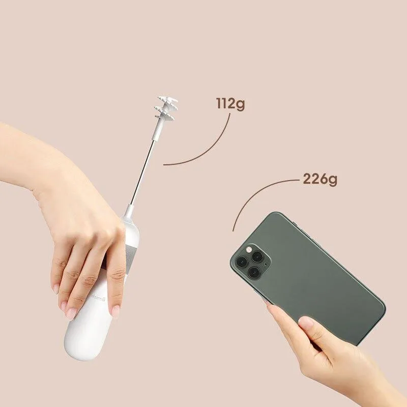 Xiaomi Deerma Electric Milk Frother Handheld Foamer Egg Beater Coffee Mixer USB Portable Blender Rechargeable