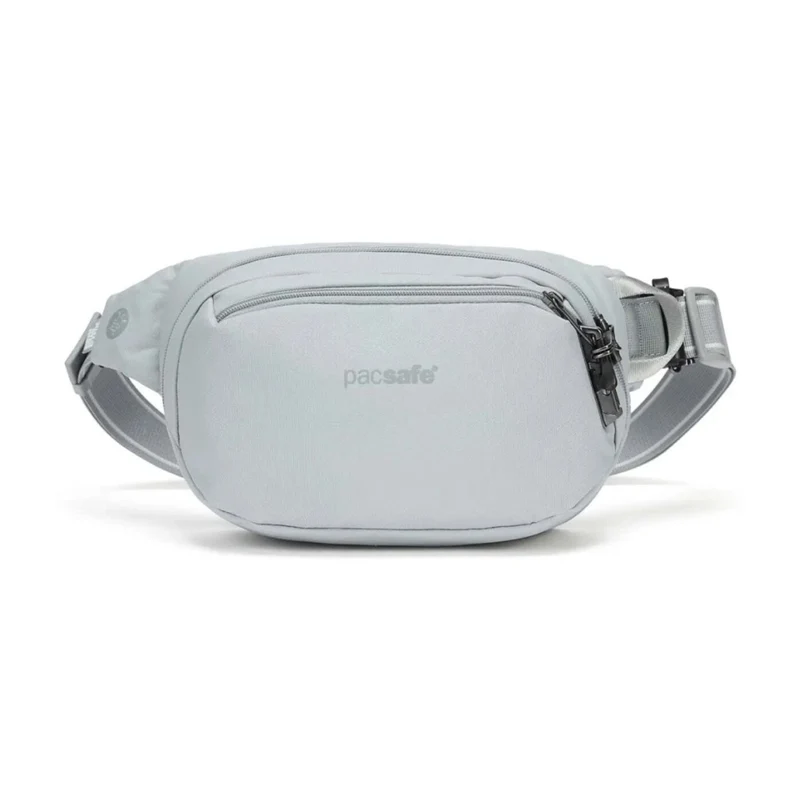 Pacsafe V Anti-Theft RFID Slashguard Secure Travel Hip Pack Digital Grey
