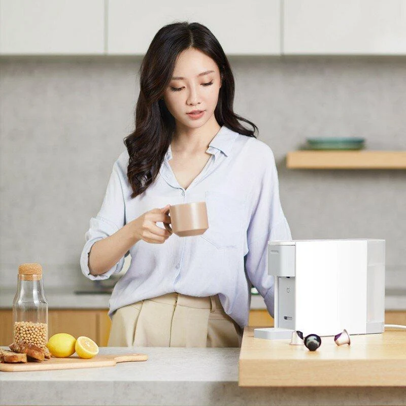 Xiaomi Mijia S1301 Capsule Coffee Machine Compatible with Nespresso Capsule 20Bar Solenoid Pump Removable 600ml Water Tank