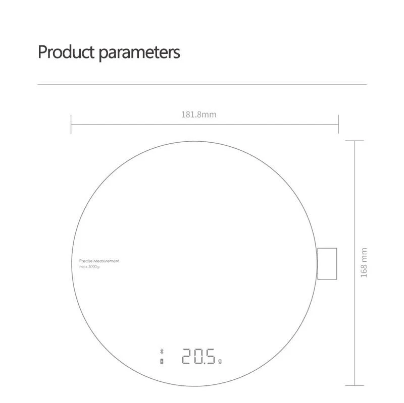 Xiaomi Hoto Intelligent Kitchen Smart Weight Scale