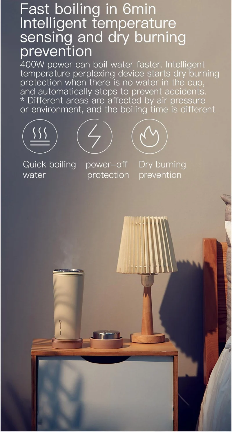 Xiaomi 17PIN Portable Boiling Water Cup 400W