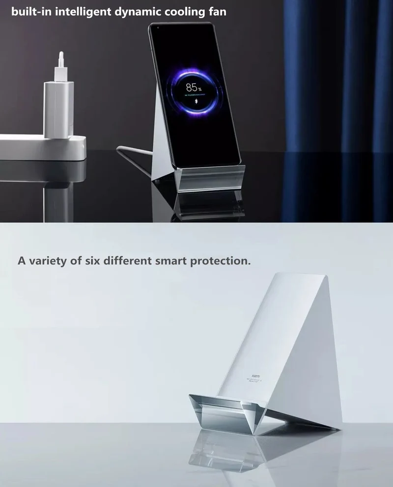 Xiaomi 80W Wireless Charger Stand With 120W Wall Charger