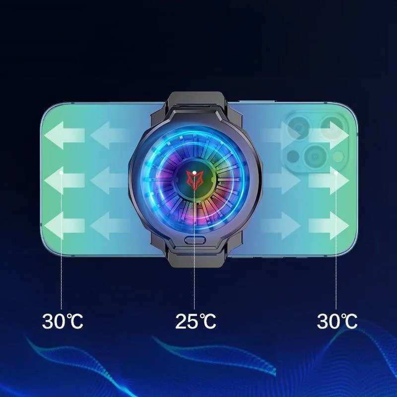 Sarafox WASP Funcooler S02 RGB Mobile Cooling fan for gaming