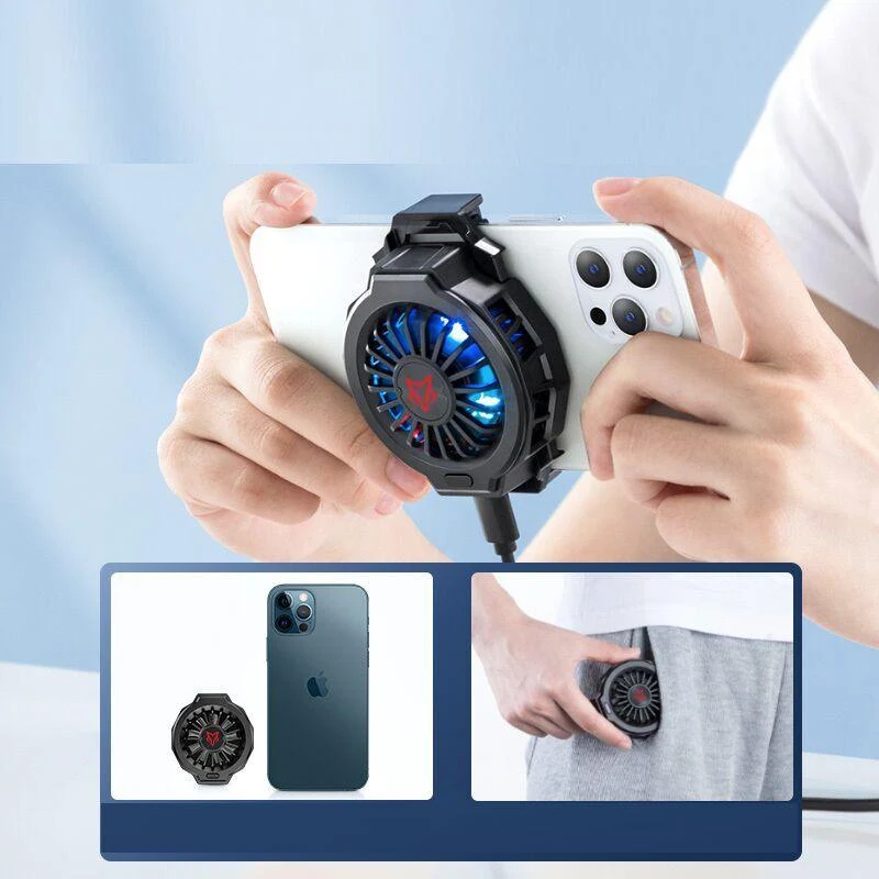 Sarafox WASP Funcooler S02 RGB Mobile Cooling fan for gaming