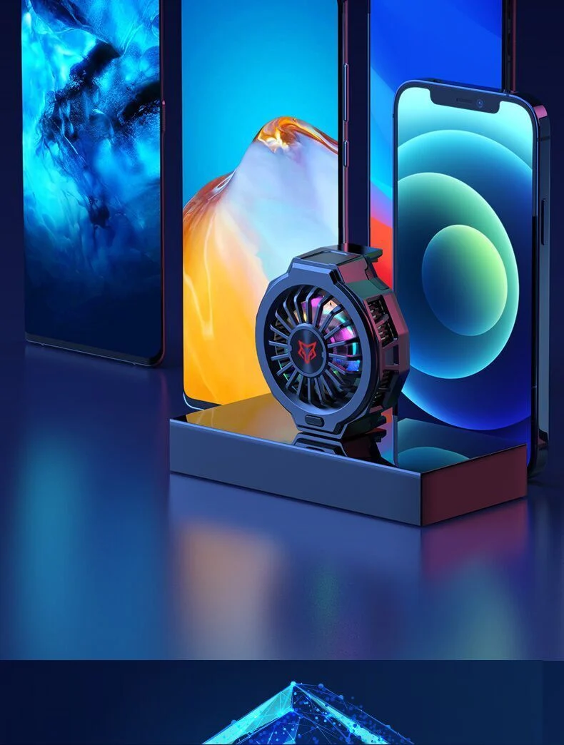 Sarafox WASP Funcooler S02 RGB Mobile Cooling fan for gaming