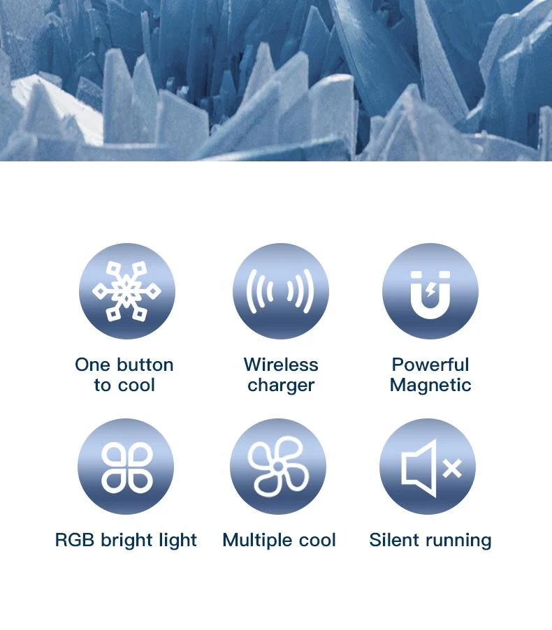 Sarafox WASP Funcooler S02 RGB Mobile Cooling fan for gaming