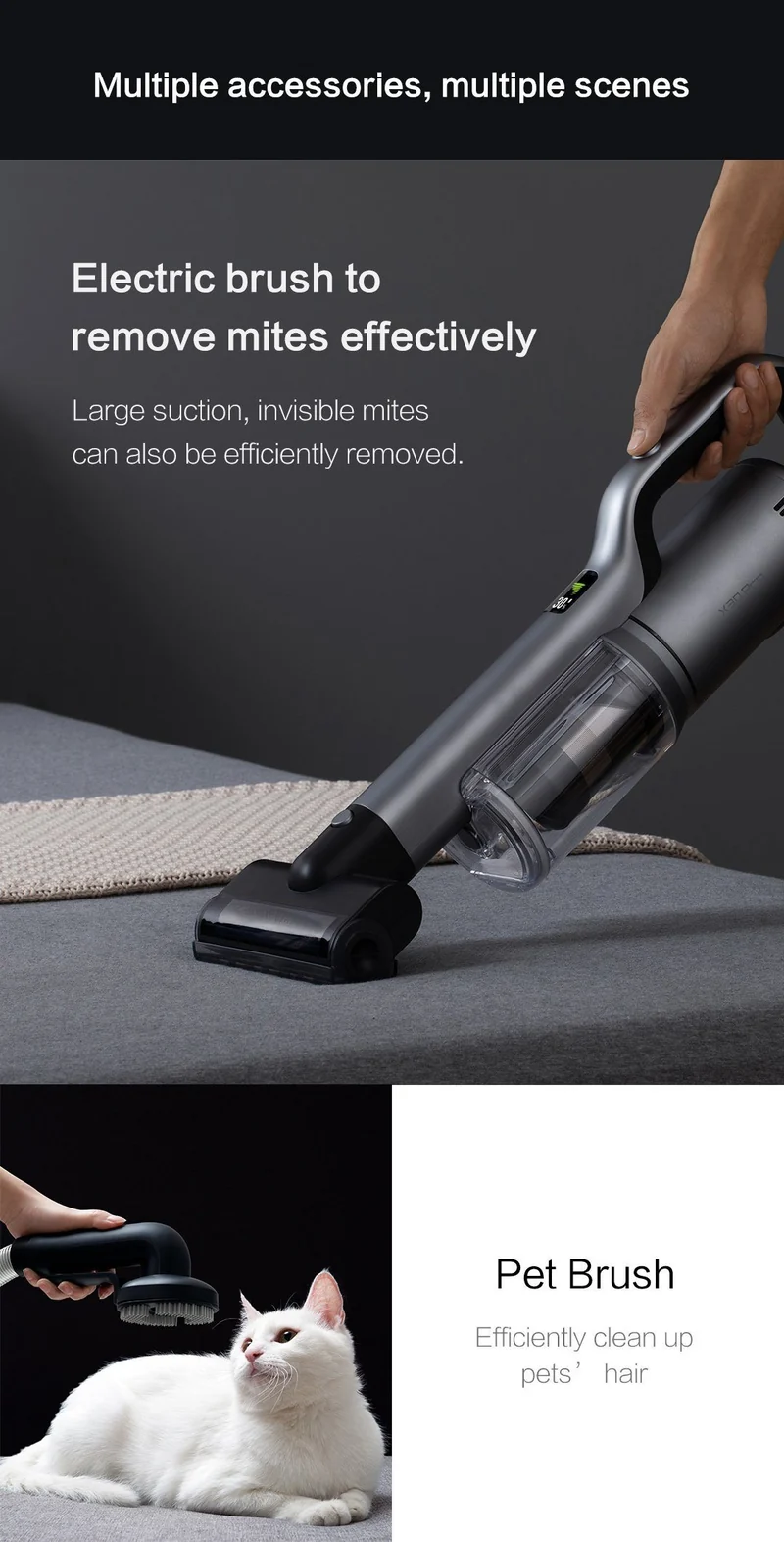 Roidmi NEX X-30 PRO Cordless Vacuum Cleaner with OLED DIsplay