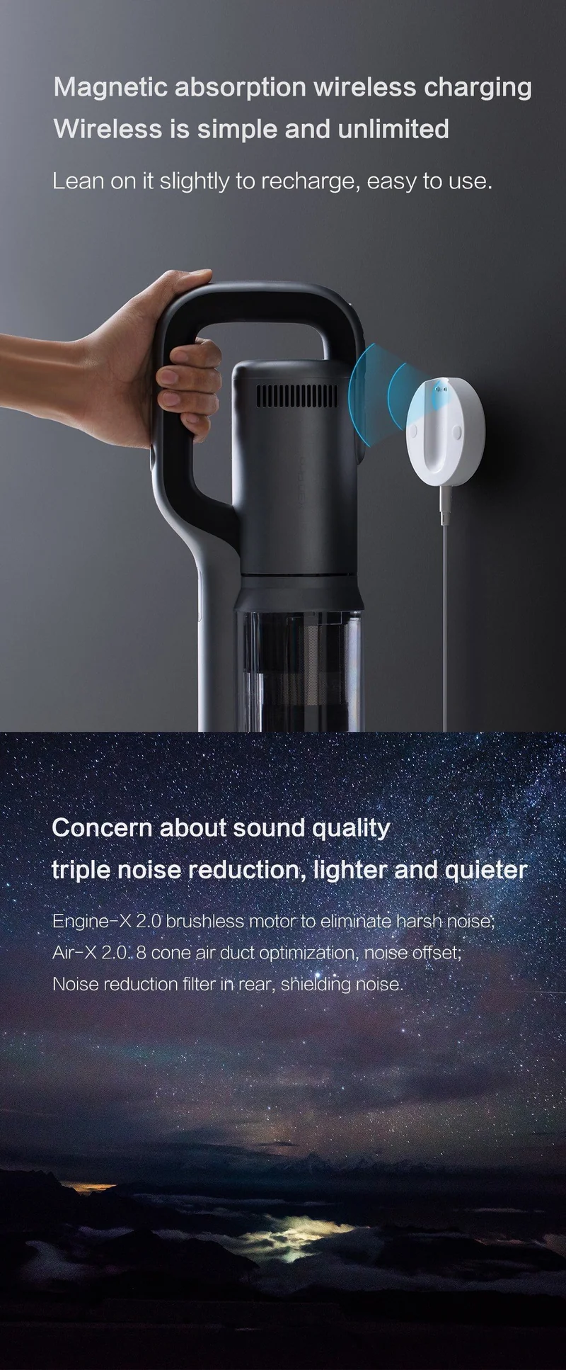 Roidmi NEX X-30 PRO Cordless Vacuum Cleaner with OLED DIsplay