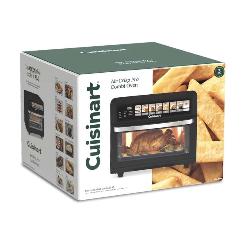 Cuisinart Electric Toaster Oven Air Crisp Pro 1630W - Matte Black