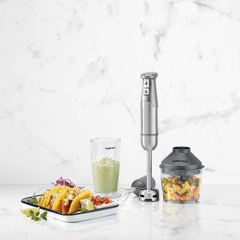 Cuisinart VersaMix 800W Electric Hand Blender with Storage Case - Stainless Steel
