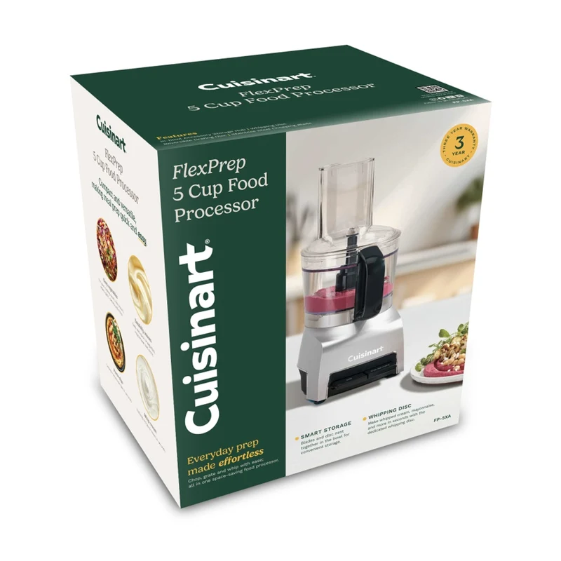 Cuisinart Flex Prep Electric Food Processor 1.1L/5 Cup 240V - Gunmetal Grey