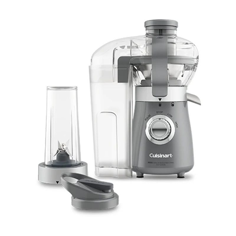 Cuisinart Kick Start Personal Juicer and Blender with Pulp Container - Grey