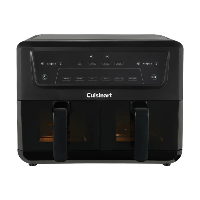 Cuisinart AirView 10.4L Dual Basket Electric Air Fryer - Black