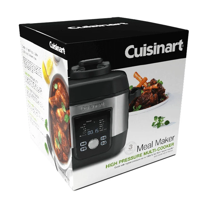 Cuisinart Meal Maker Electric High Pressure Multi-Cooker 5.7L - Stainless Steel