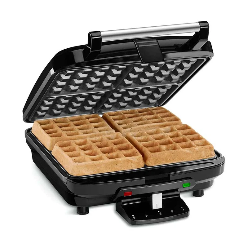 Cuisinart Electric Waffle Maker Brushed Stainless Steel 240V - Black