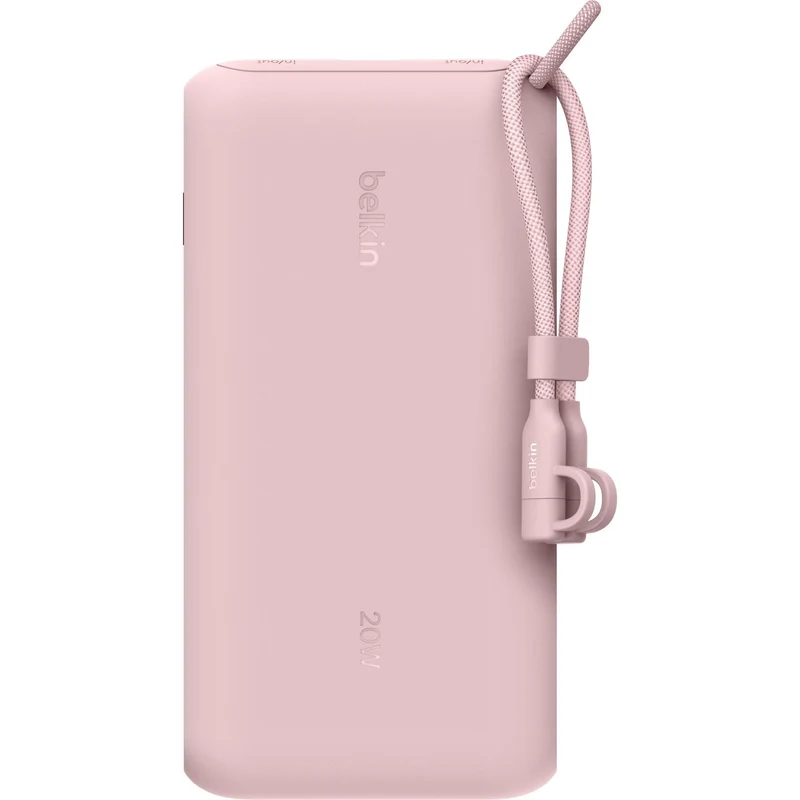Belkin BoostCharge 20K Power Bank with Display (Pink)