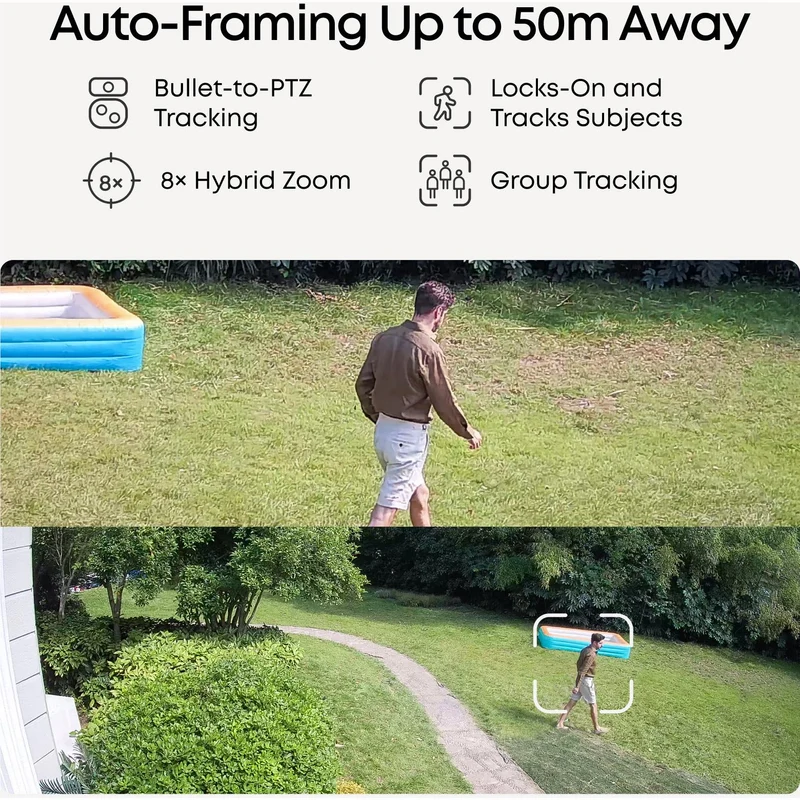 eufy S4 NVR POE 24/7 Security System [2 x PTZ + 2 x Turret Cameras]