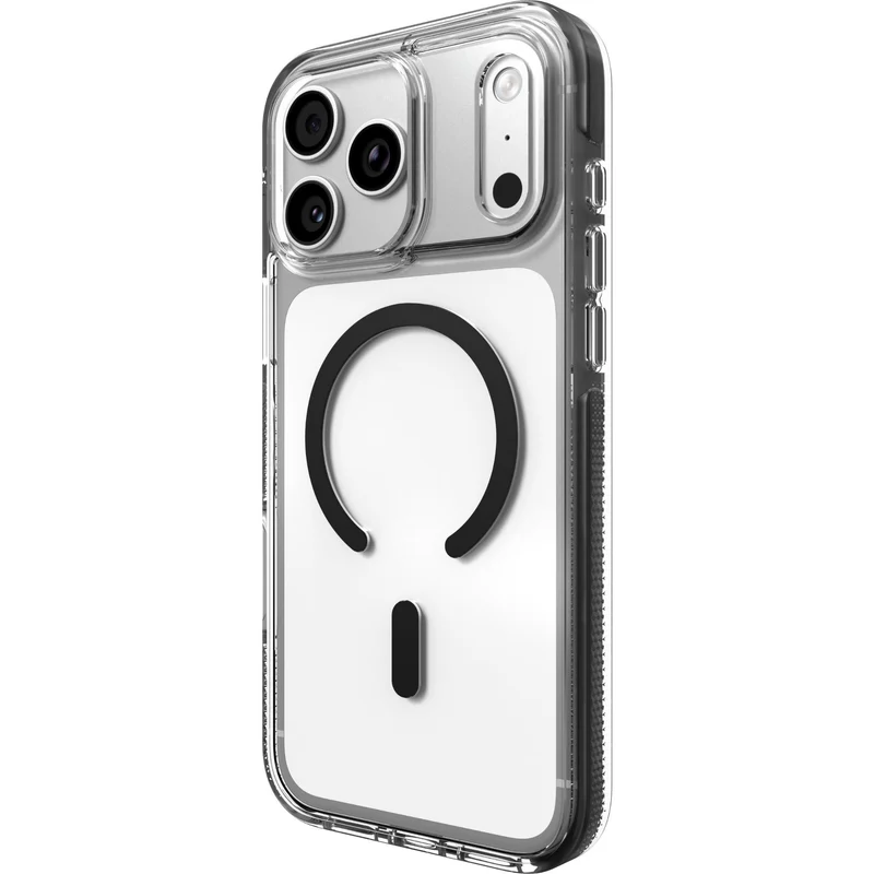 ZAGG Santa Cruz Snap Case for iPhone 18 Pro Max/17 Pro Max (Clear/Black)