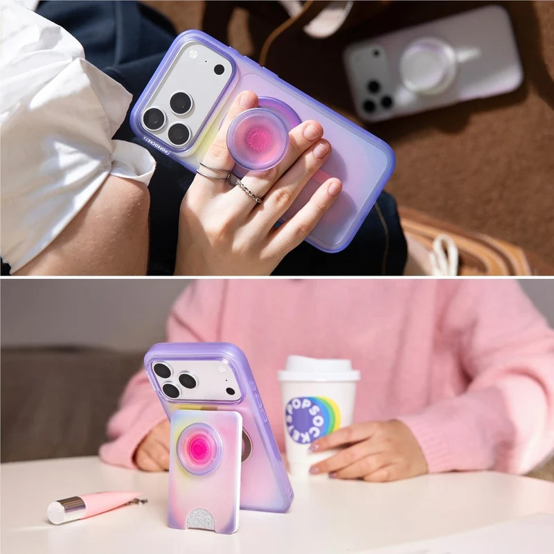 PopSockets PopCase MagSafe Slim Protective Case for iPhone 18 Pro Max (Aura)