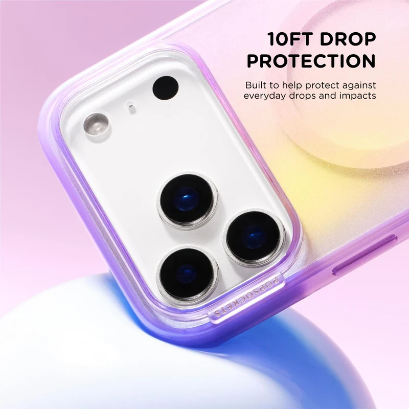 PopSockets PopCase MagSafe Slim Protective Case for iPhone 18 Pro (Aura)