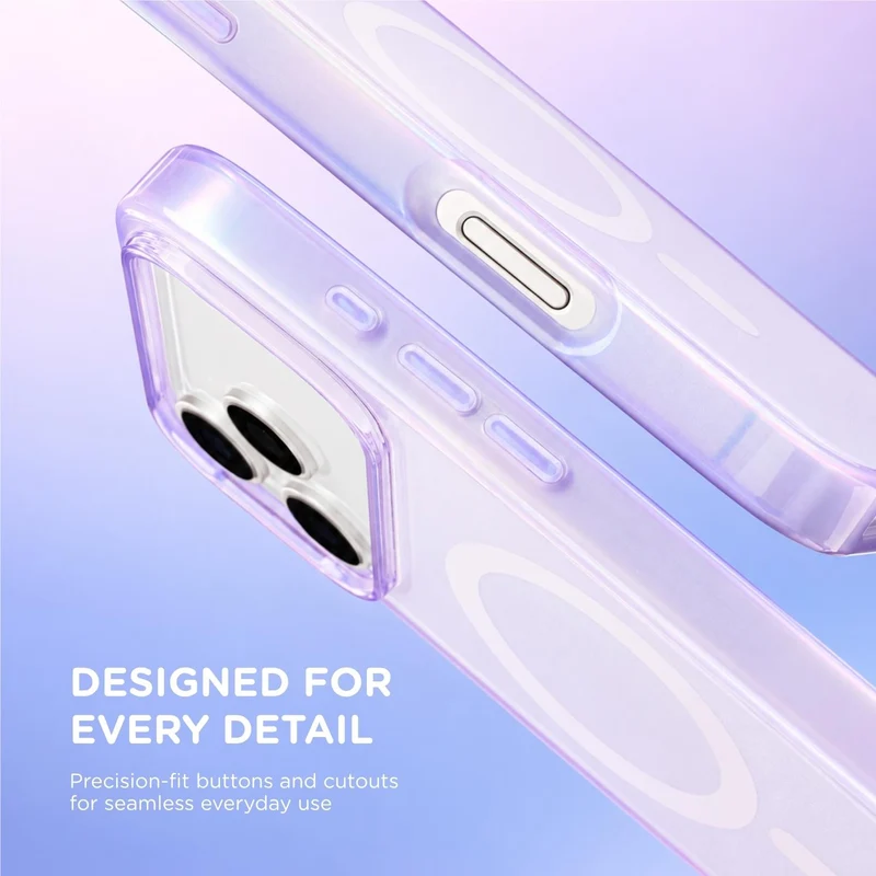PopSockets PopCase MagSafe Slim Protective Case for iPhone 18 Pro (Opalescent)