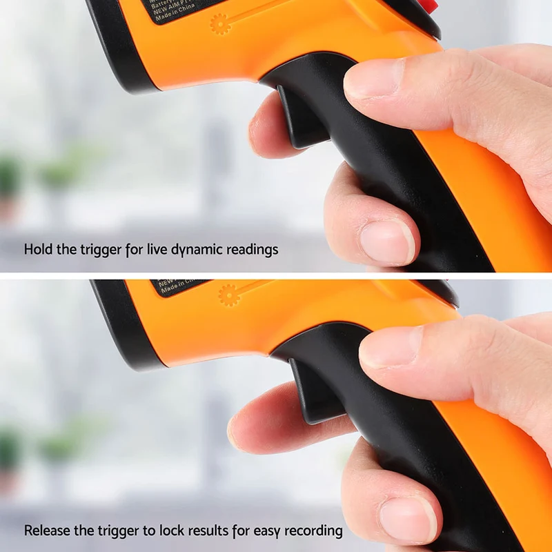 Laser Infrared Thermometer Food Digital Temperature Gun Smoker Pizza BBQ