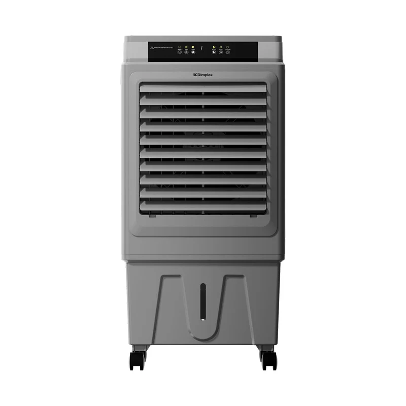 Dimplex 30L Digital Portable Evaporative Room Air Cooler with 3-Speeds and 2-Modes (Grey)