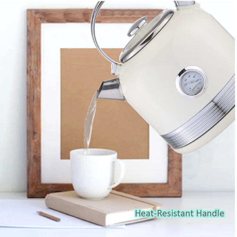 Philex 240V Cordless Stainless Steel Electric Kettle (White)