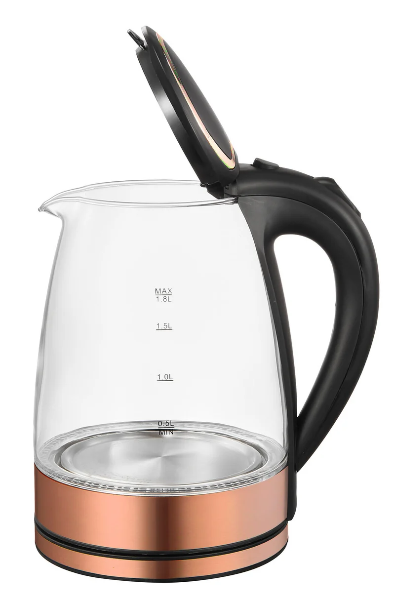 Healthy Choice 1.8L Glass Kettle with 360° Rotational Base