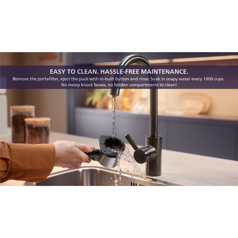 Philips Baristina Compact Bean-to-Cup Espresso Coffee Machine (Cloud White)