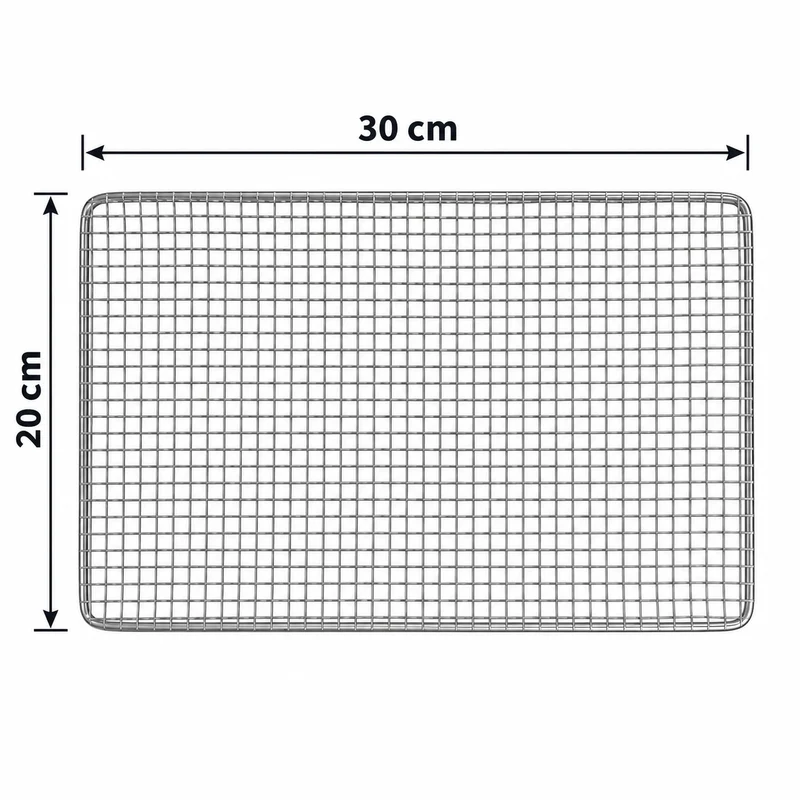 Benchfoods Stainless Steel Mesh Trays 10 Pack (20x30cm)