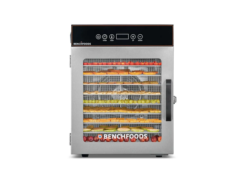 Benchfoods Food-Grade Stainless Steel Dehydrator 10 Tray Biltong Bundle (0-199 hrs)