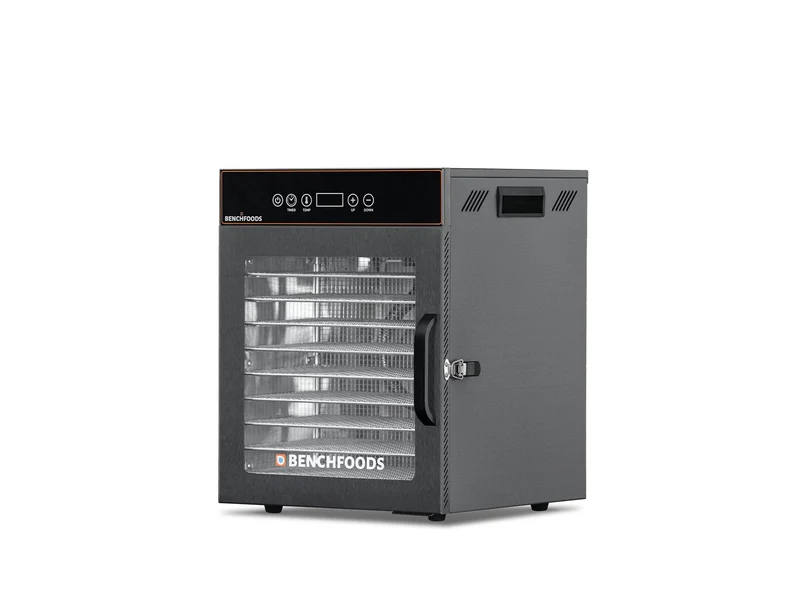 Benchfoods Food-Grade Stainless Steel Dehydrator 10 Tray Biltong Bundle 0-199hrs (Black)