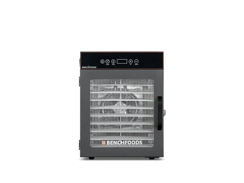 Benchfoods Electric Food Dehydrator Stainless Steel 10 Tray 199hrs (Black)
