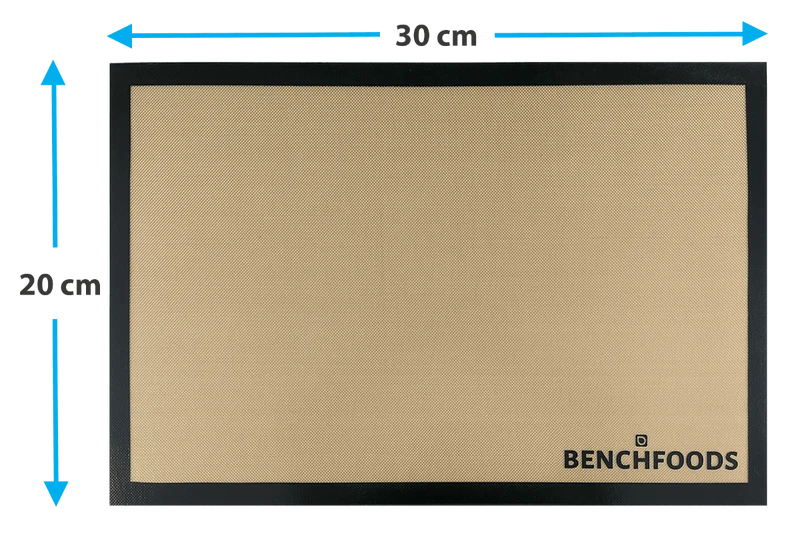 Benchfoods Premium Non-Stick Silicone Solid Mats - Rectangular (20x30cm)