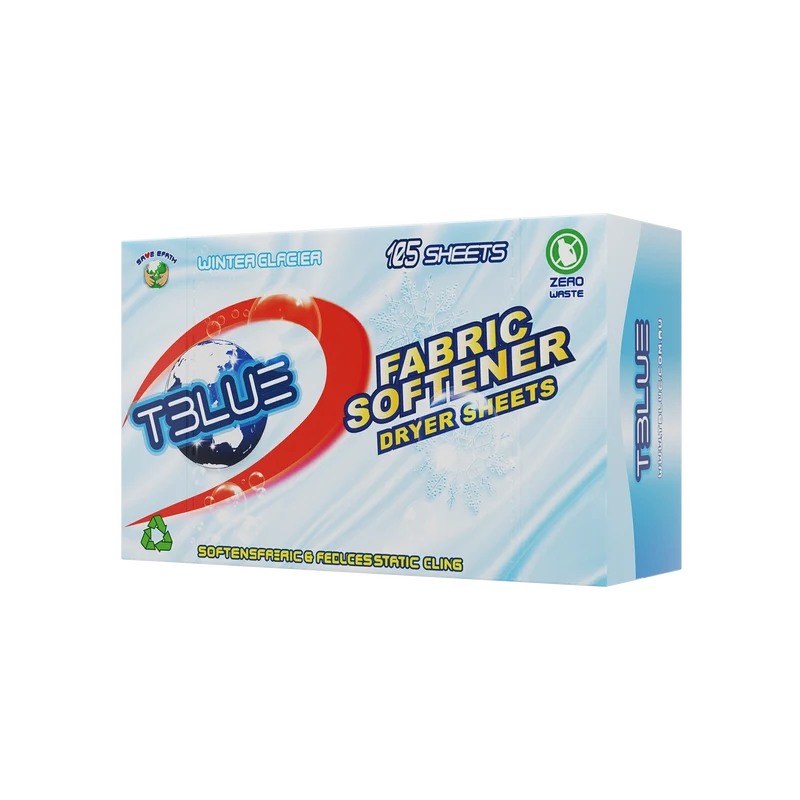 TBLUE Fabric Softener Dryer Sheet Winter Glacier (105 Sheets)