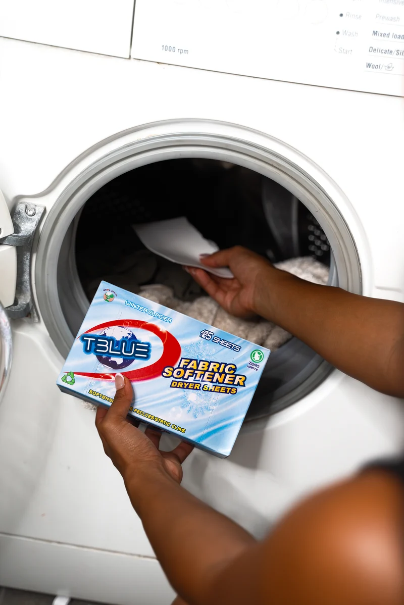 TBLUE Fabric Softener Dryer Sheet Winter Glacier (105 Sheets)