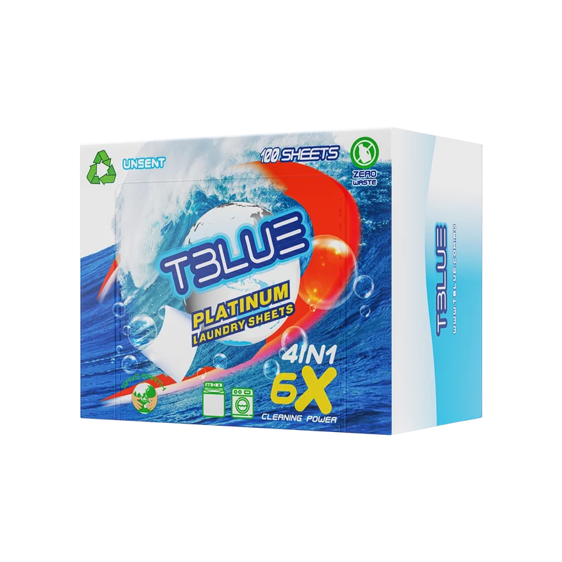 TBLUE Laundry detergent Sheet Unscent (100 Loads)