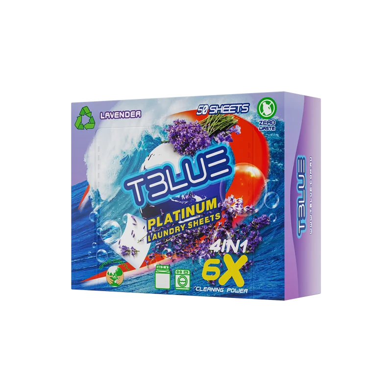 TBLUE Laundry detergent Sheet Lavender (50 Loads)