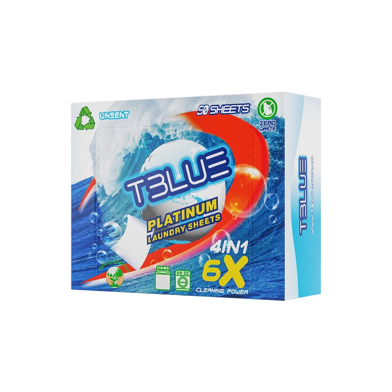 TBLUE Laundry detergent Sheet Unscent (50 Loads)