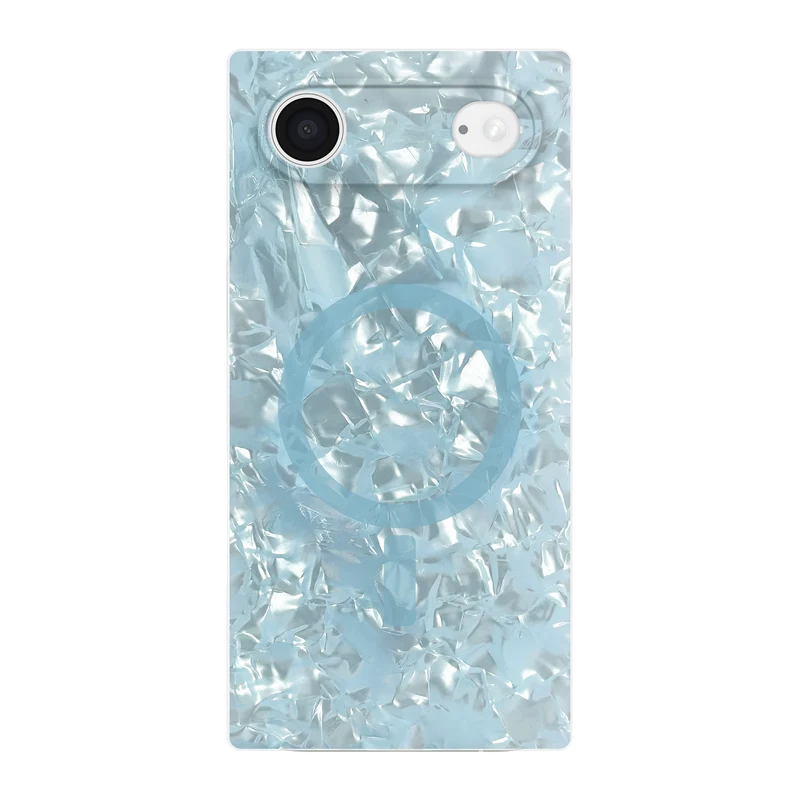 Flaunt Square Icy Blue Pearl for iPhone Air