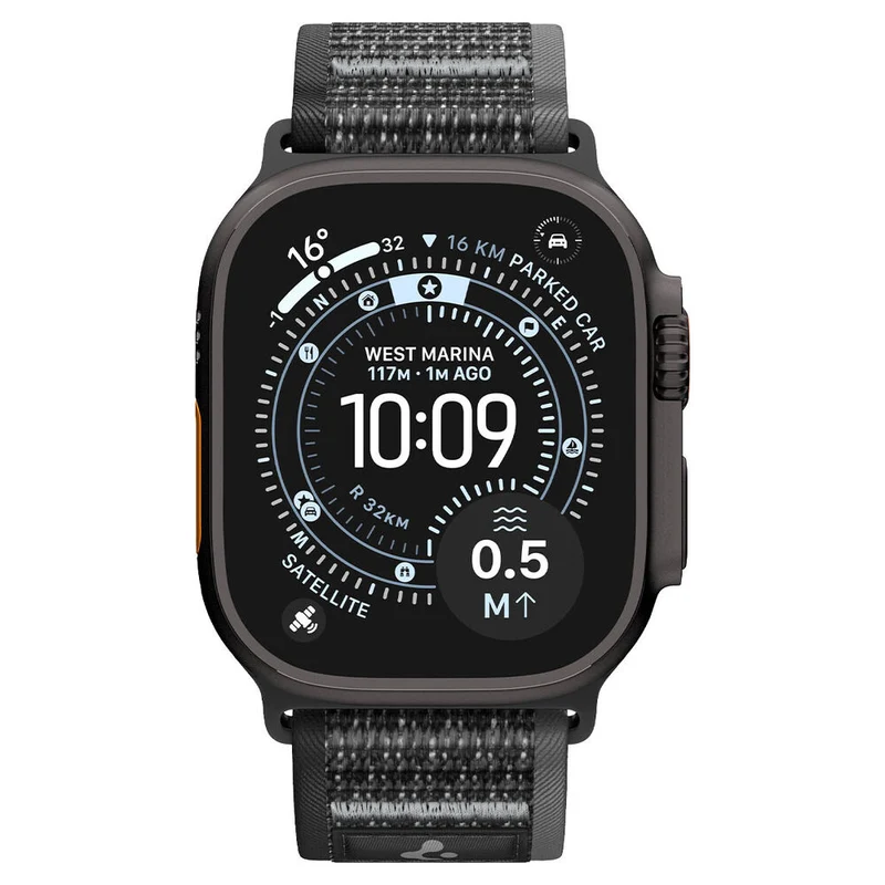 Spigen Apple Watch 49mm 46mm 45mm 44mm 42mm Athlex Air 2 Band (Active Black Grey)