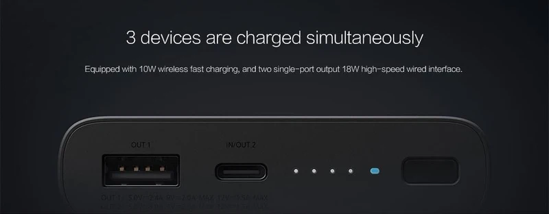 Xiaomi Mi Wireless Power Bank 10000mAh