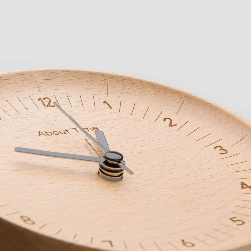 Xiaomi Mute Logs Wooden Alarm Clock