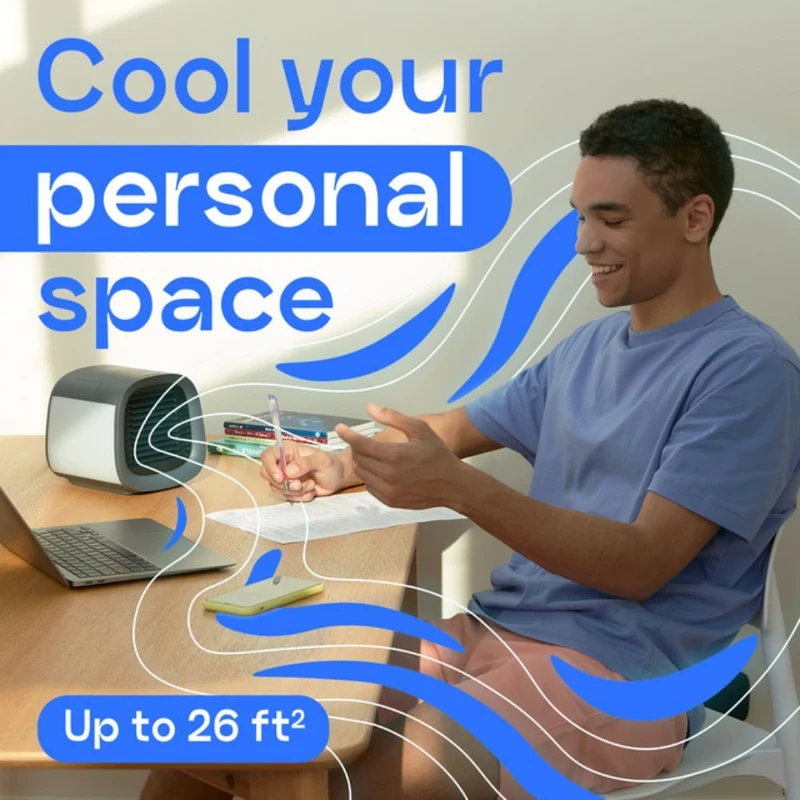 Evapolar evaCHILL Personal Evaporative Air Cooler and Humidifier (Urban Gray)