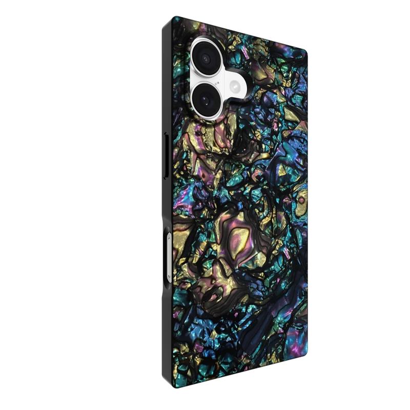 Flaunt Square Abalone Shell for iPhone 17