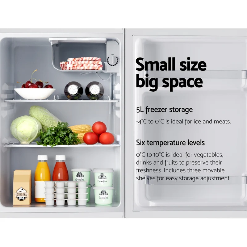 Devanti 70L Bar Fridge White