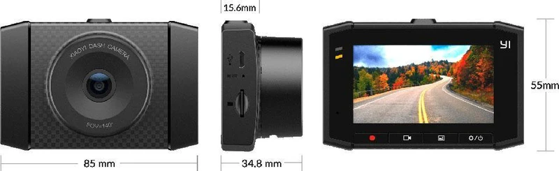 Xiaomi YI Ultra DVR 2.7K Dash Camera (English Version)