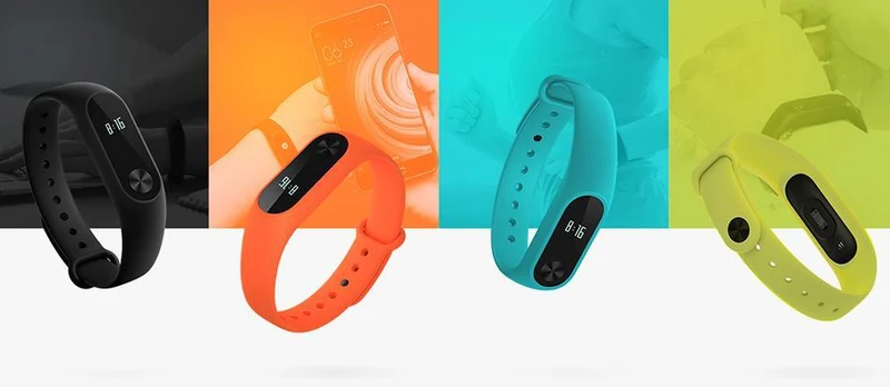 Xiaomi Official Mi Band 2 Silicone Straps (4 Psc)