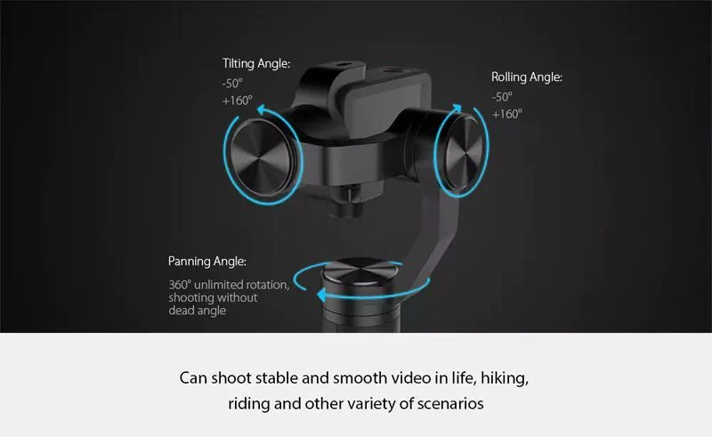 Xiaomi Mi Mijia Action Camera Handheld Gimbal 3-axis Stabilization